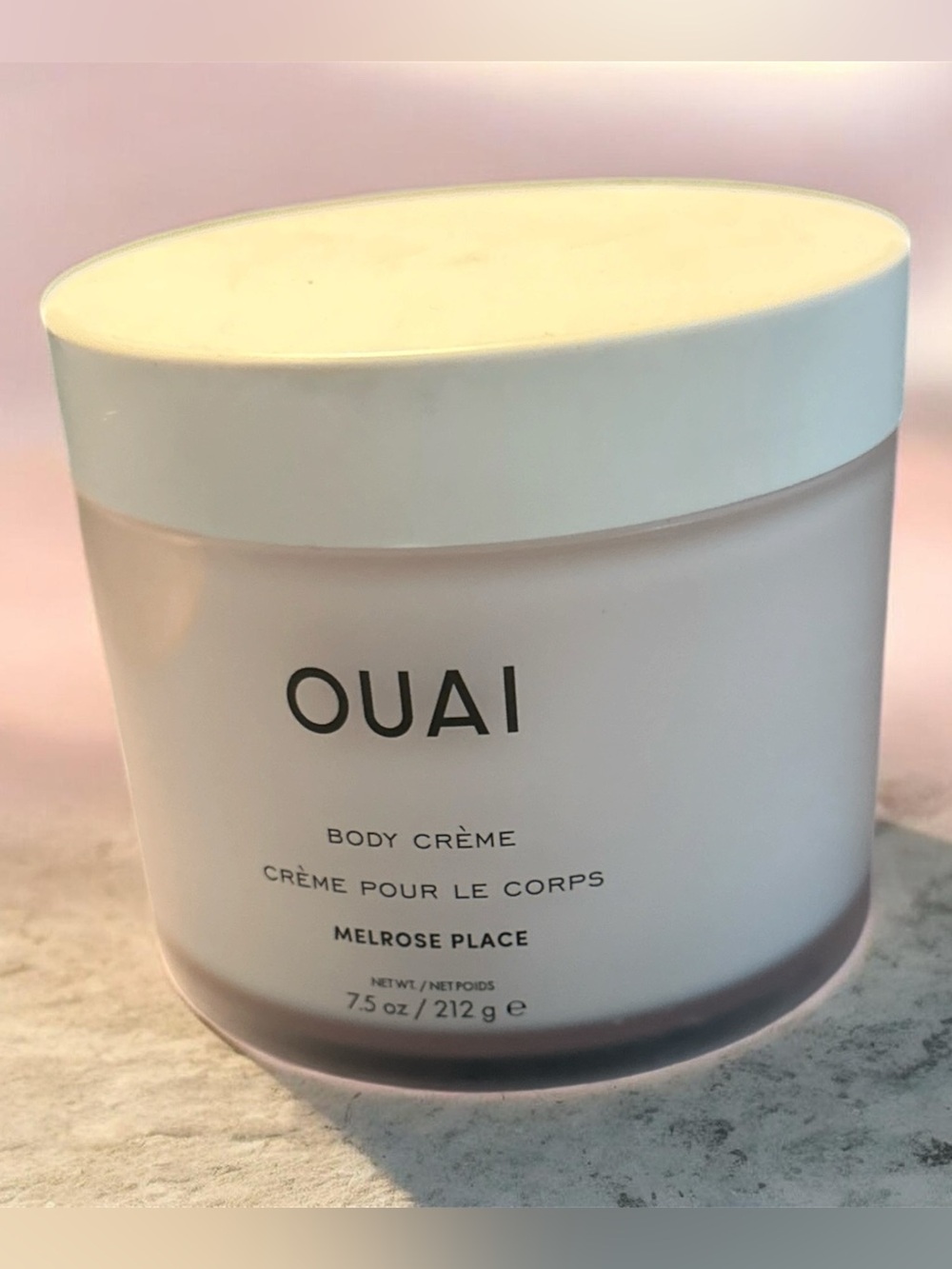 OUAI White Cream Body Crème Melrose Place